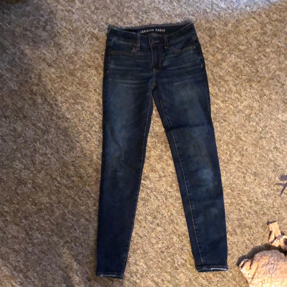 American eagle dark wash jeans